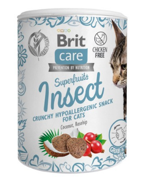 Brit Care Cat Snack Superfruits Insect Hypoallergenic –