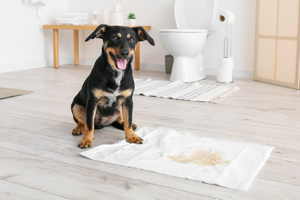 nauka psa czystości
